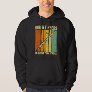 Fagott Fagottist Dubbelrör Gör Bättre Än Strängar Hoodie
