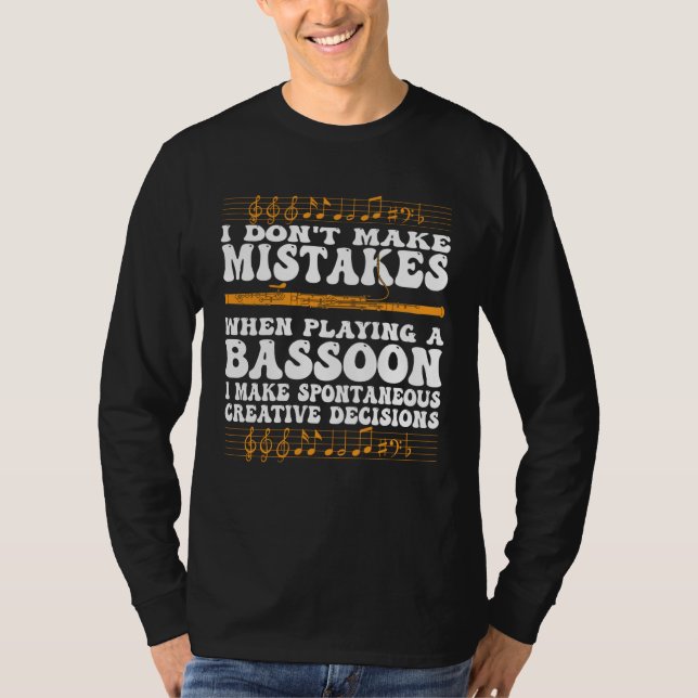 Fagottist Fagott Expert  7 T Shirt (Framsida)
