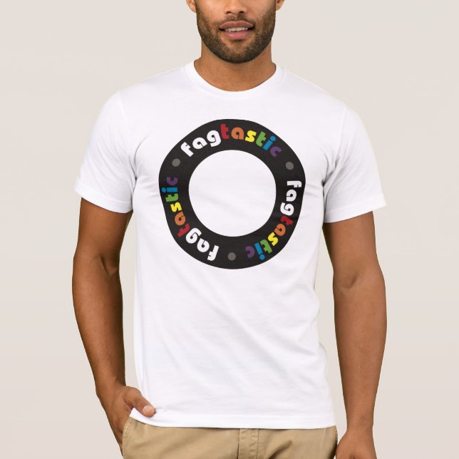 Fagtastisk (cirkelformad) apparat tee shirt (Framsida)