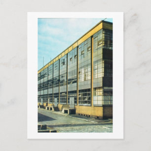 Fagus Shoe Factory, designad av Walter Gropius Vykort