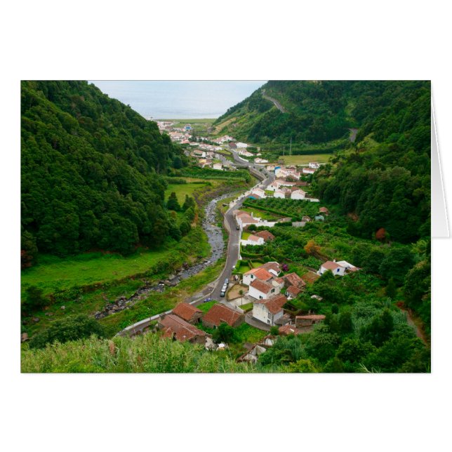 Faial da Terra Hälsningskort (Framsidan Horizontal)