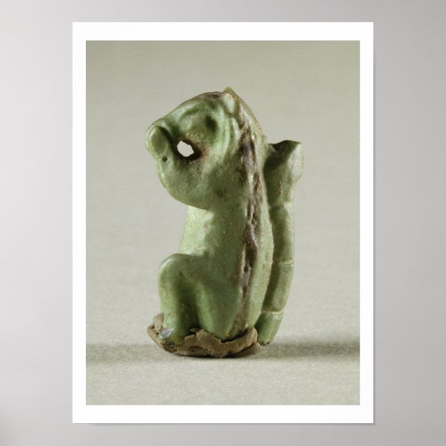 Faience squirrel, Harappa, 2300-1750 BC Poster (Framsidan)