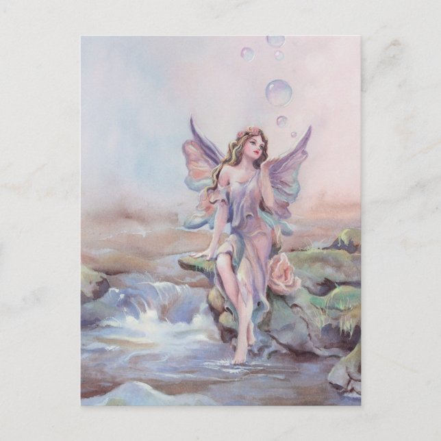 FAIERIE BUBBLES AV SHARON SHARPE VYKORT (Framsida)