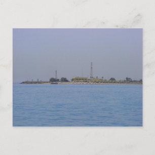 Failaka Island kusten, Kuwait Vykort