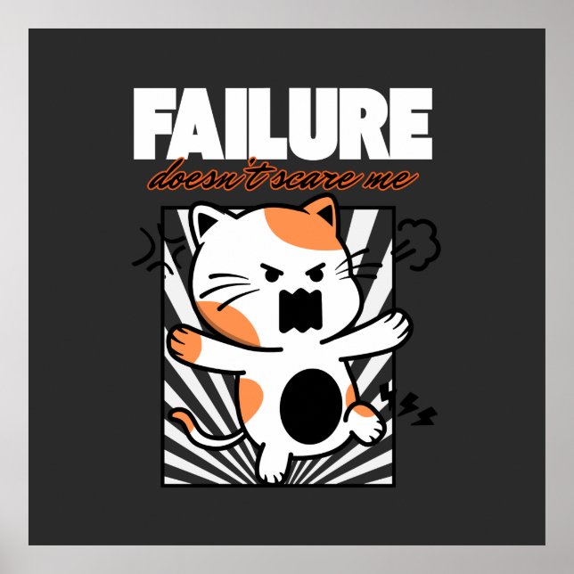Failure Doesn't Scare Me Poster (Framsidan)
