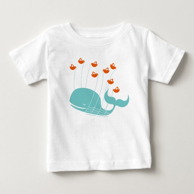 FailWhale spädbarnT-tröja T-shirt (Framsida)