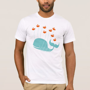 Failwhale Uni-könsbestämmer amerikandräktT-tröja Tee Shirt