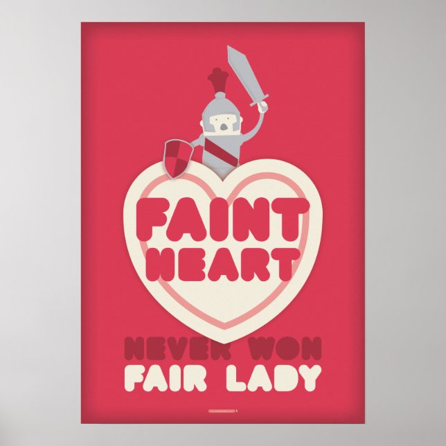 Faint Heart Won Fair Dam Poster (Framsidan)