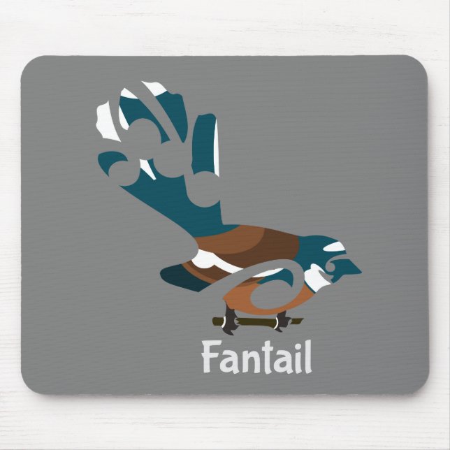 Faintail Piwakawaka Musmatta (Framsidan)