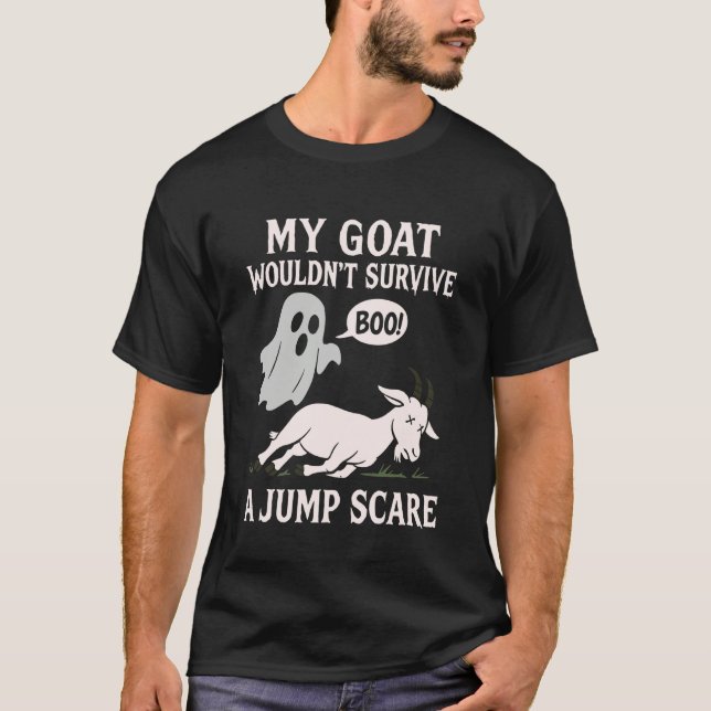 Fainting Goat Meme Goat Lover Gift Funny Farm Anim T Shirt (Framsida)