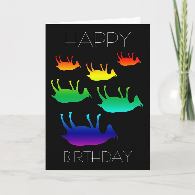 Fainting Goats Birthday Kort (Framsida)