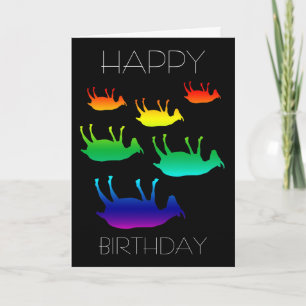 Fainting Goats Birthday Kort