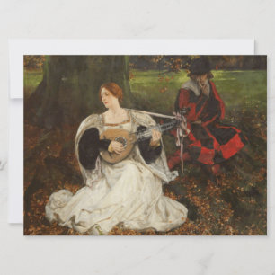 Fair är min Kärlek (av Edwin Austin Abbey) Kort