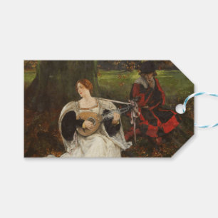 Fair är min Kärlek (av Edwin Austin Abbey) Presentetikett