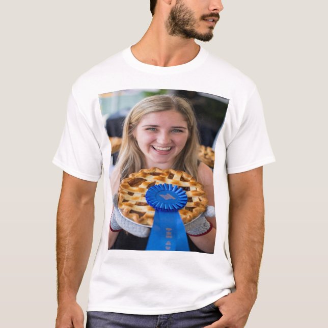 Fair Baking Contest Photo Customize T Shirt (Framsida)