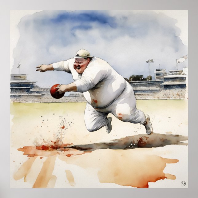 Fair Catch - arkivkricketutskrift Poster (Framsidan)