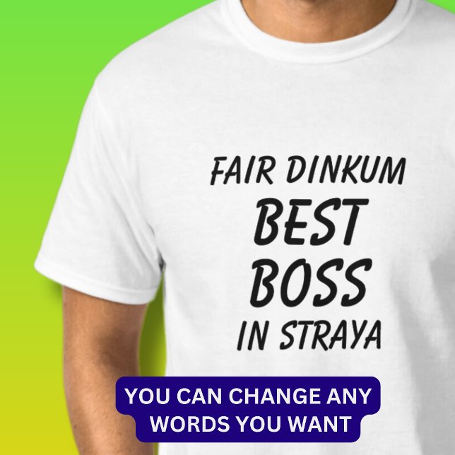 Fair Dinkum BEST CHEF in Straya (Australien) T Shirt (Skapare uppladdad)