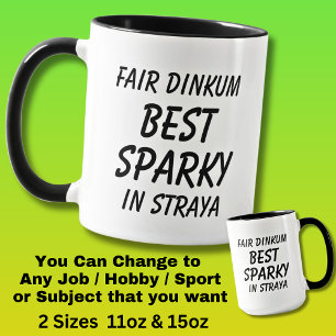 Fair Dinkum BEST SPARKY (Electrician) in Straya Mugg