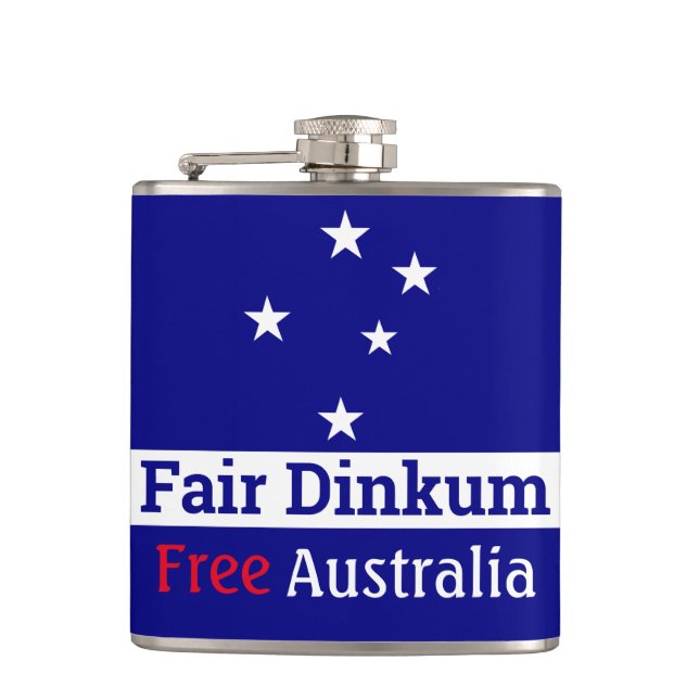 Fair Dinkum Free Australia-kolv Fickplunta (Framsidan)