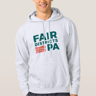 Fair Districts PA Ash Grey Hoodie