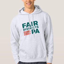 Fair Districts PA Askgrå Hoodie