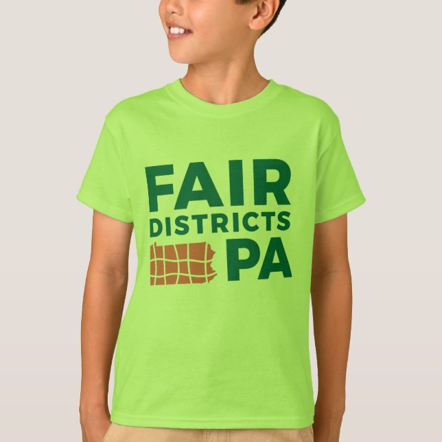Fair Distrits PA-barngaranti T Shirt (Framsida)