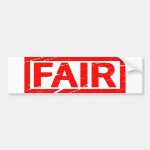 Fair Frimärke Bildekal