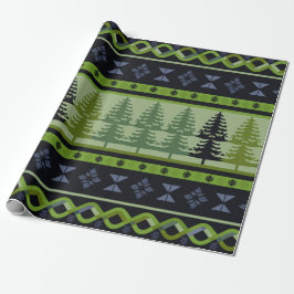 Fair isle Christmas 5 Presentpapper