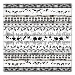 Fair Isle Fierceness animal kryp insekt Fototryck