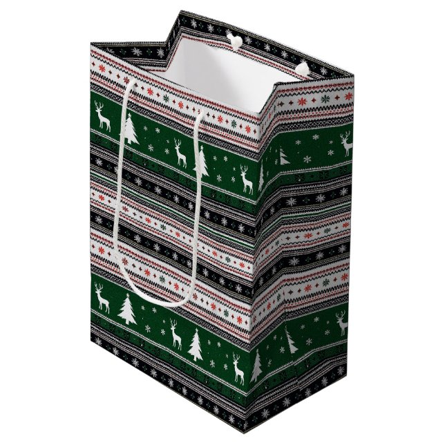 Fair Isle-semesterns stickade (Framsidan Vinklad)