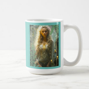 Fair Maiden i Garden Coffee Mugg