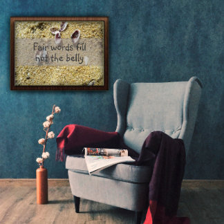 Fair ord fyller inte den magiska klokheten att pos poster