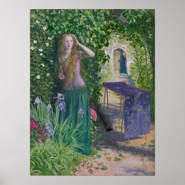 Fair Rosamund, Arthur Hughes Poster (Framsidan)