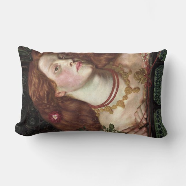 Fair Rosamund (Elegant och vackert Rödhårig, kvinn Lumbarkudde (Framsida)