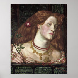 Fair Rosamund (Elegant och vackert Rödhårig, kvinn Poster