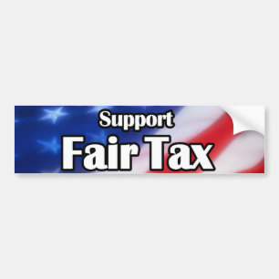 Fair Tax Bumper Sticker Bildekal