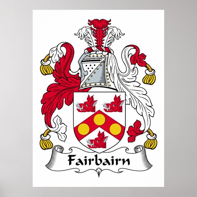 Fairbairn Family Crest Poster (Framsidan)
