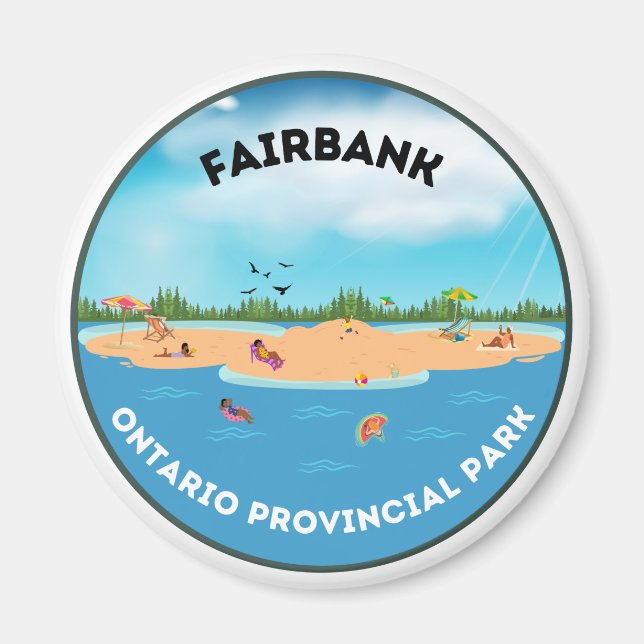 Fairbank Ontario Provinspark Magnet (Framsidan)