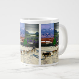Fairbanks, Alaska Collage Jumbo Mugg