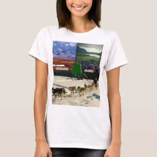 Fairbanks, Alaska Collage Tee