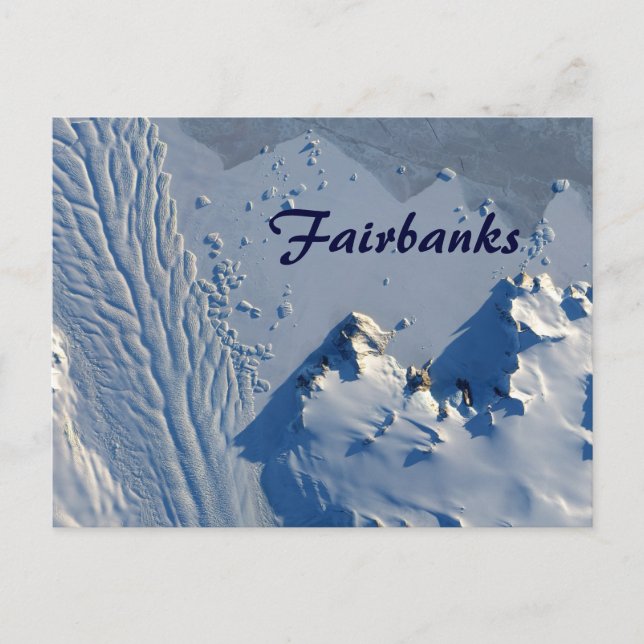 Fairbanks Alaska Postcard Vykort (Framsida)
