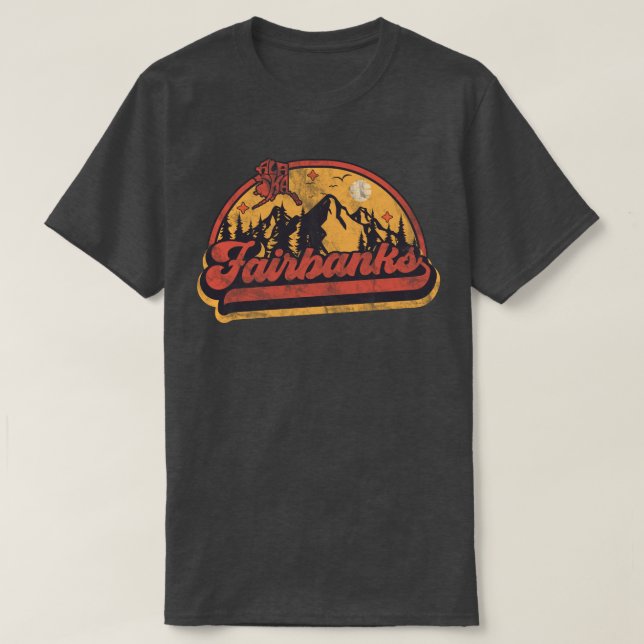 Fairbanks, Alaska T Shirt (Design framsida)