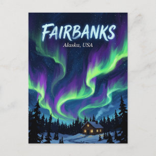 Fairbanks Alaska vykort