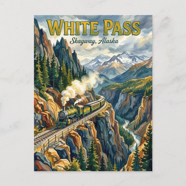 Fairbanks Aurora USA Vykort (Framsida)