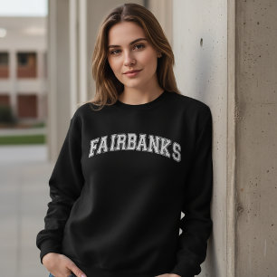 FAIRBANKS Universitetstila Sweater America College Lång Ärmad Tröja