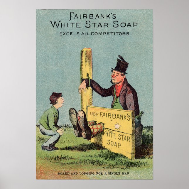 Fairbanks White Star Soap Ad Poster (Framsidan)