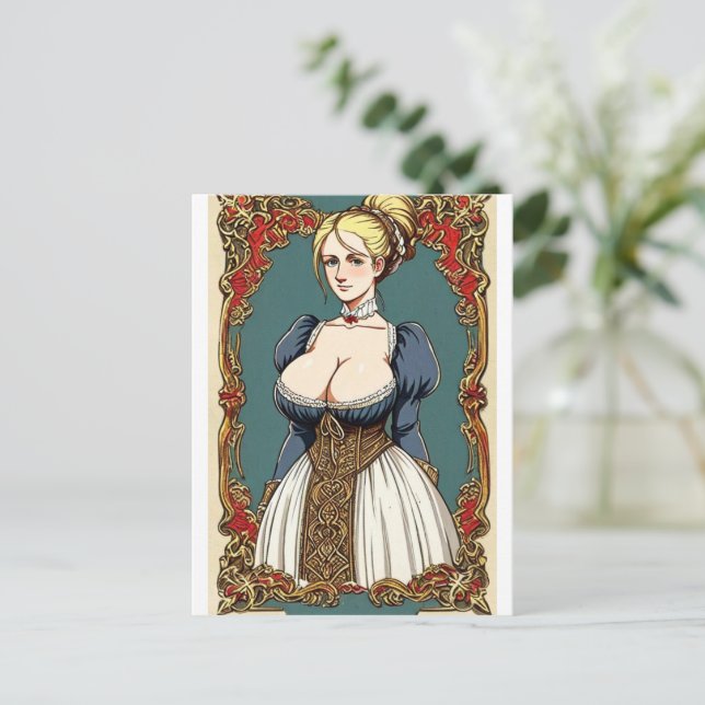 Faire Maiden 3 Vykort (Stående Fram)