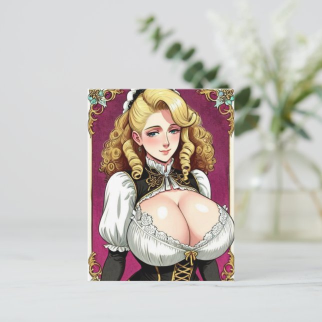 Faire Maiden 4 Vykort (Stående Fram)