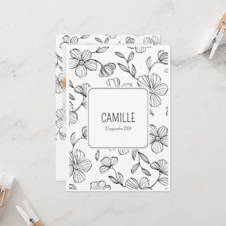 Faire-Part "Camille" Inbjudningar