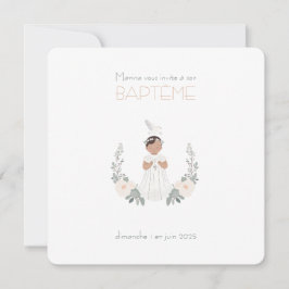 Faire-Part de Baptême Marina Inbjudningar